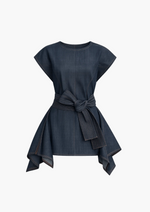 Carmen Denim Top