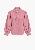 Bobbie Stripes Cotton Poplin Top