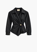 Sabine Cotton Poplin Top