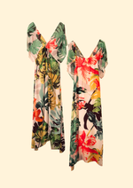Solene Printed Silk Blend Dress