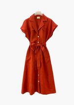 Geneva Linen Dress