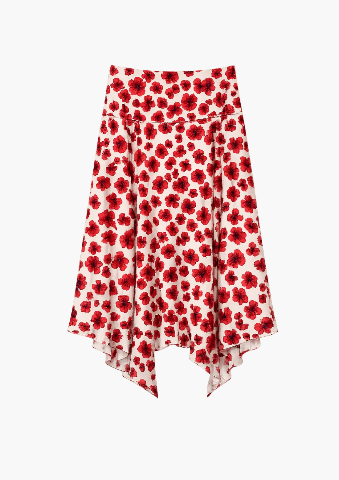 Bonnie Printed Chiffon Silk Blend Skirt