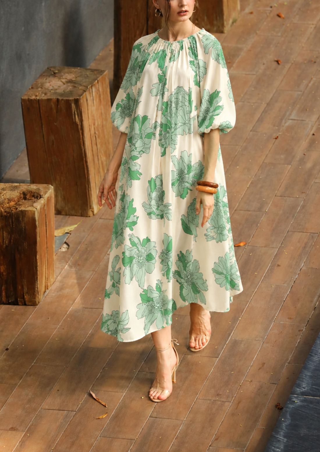 Brady Silk Lounge Dress