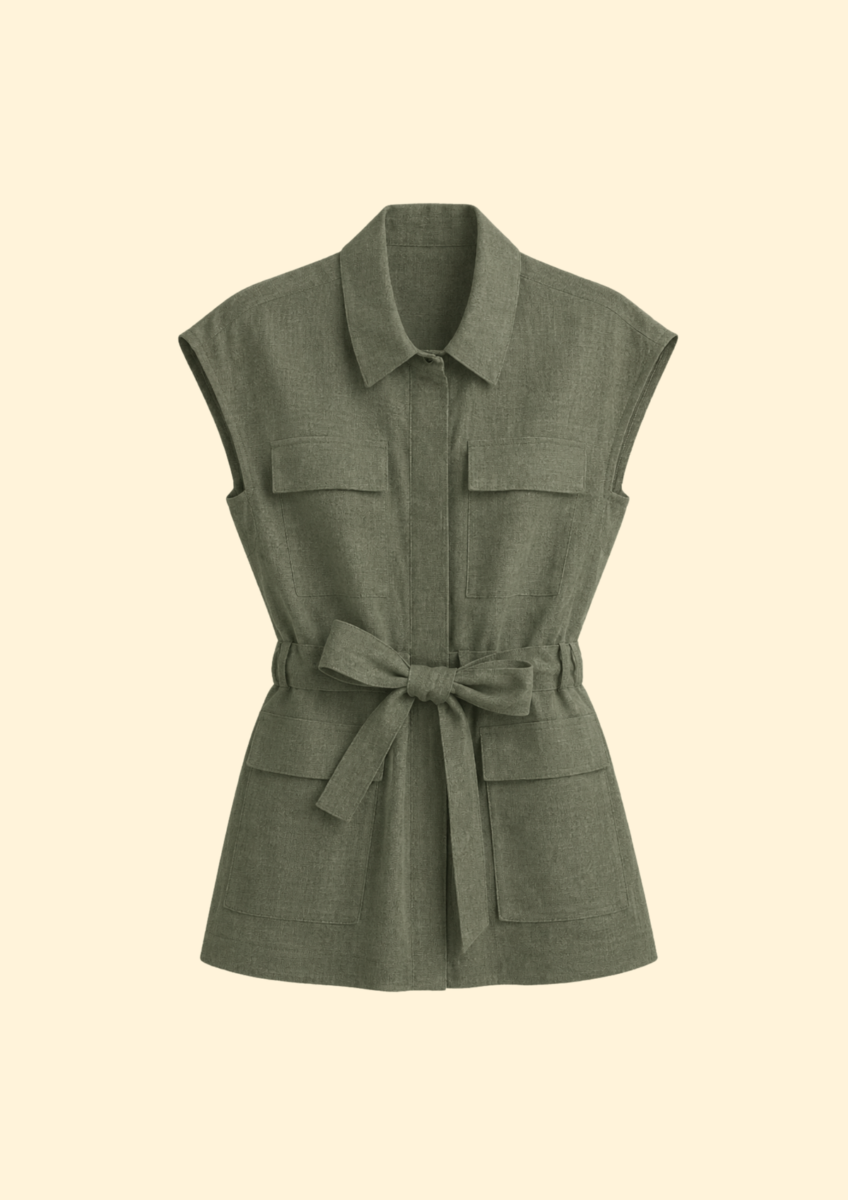 Camila Linen Top