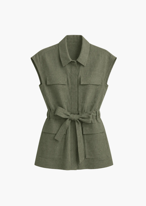 Camila Linen Top