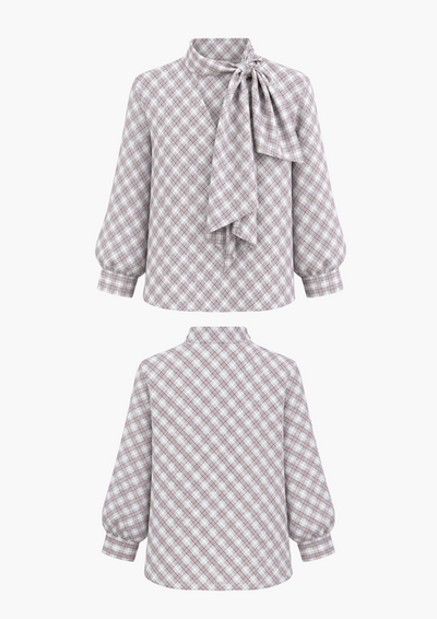 Clara Printed Chiffon Silk Blend Top