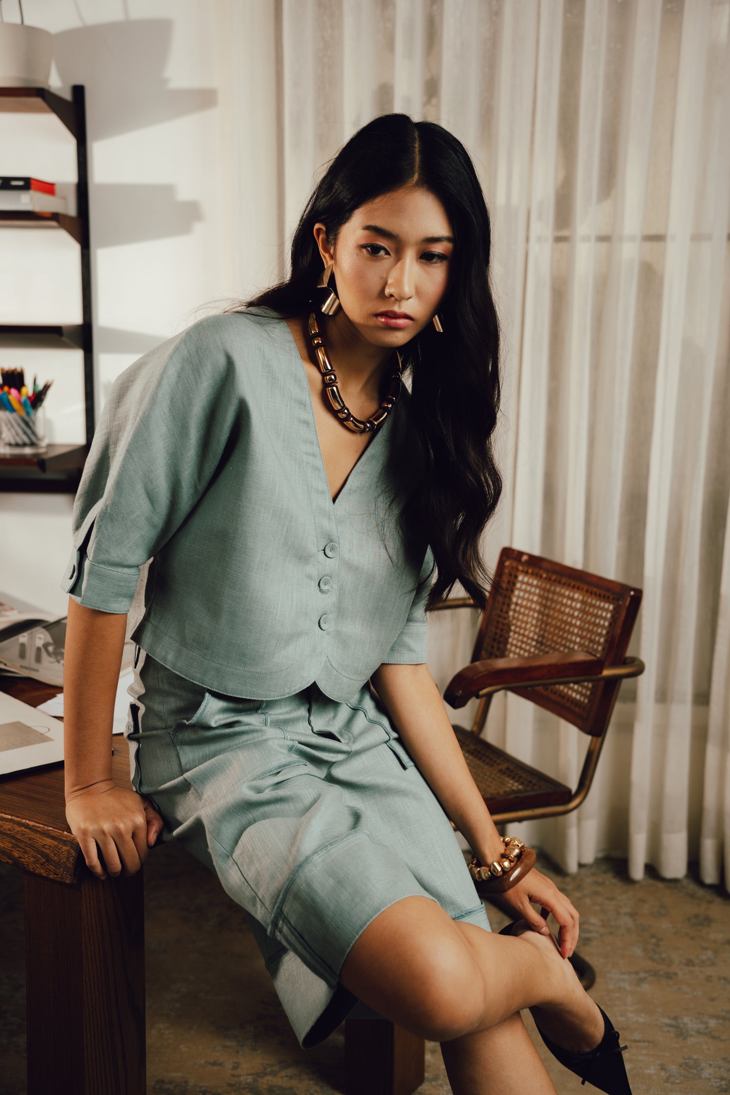 Kimberly Linen Top