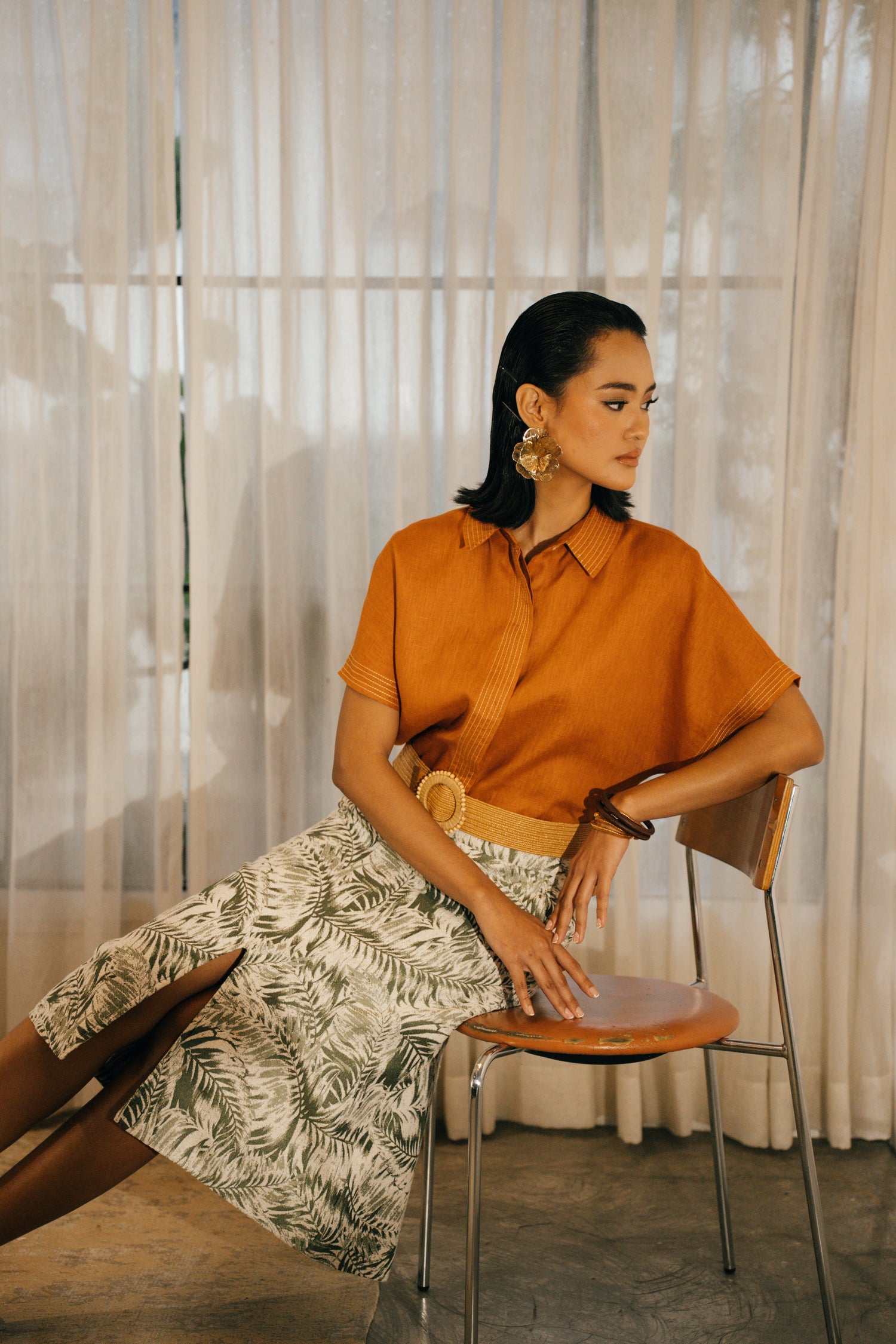 Katie Brocade Skirt