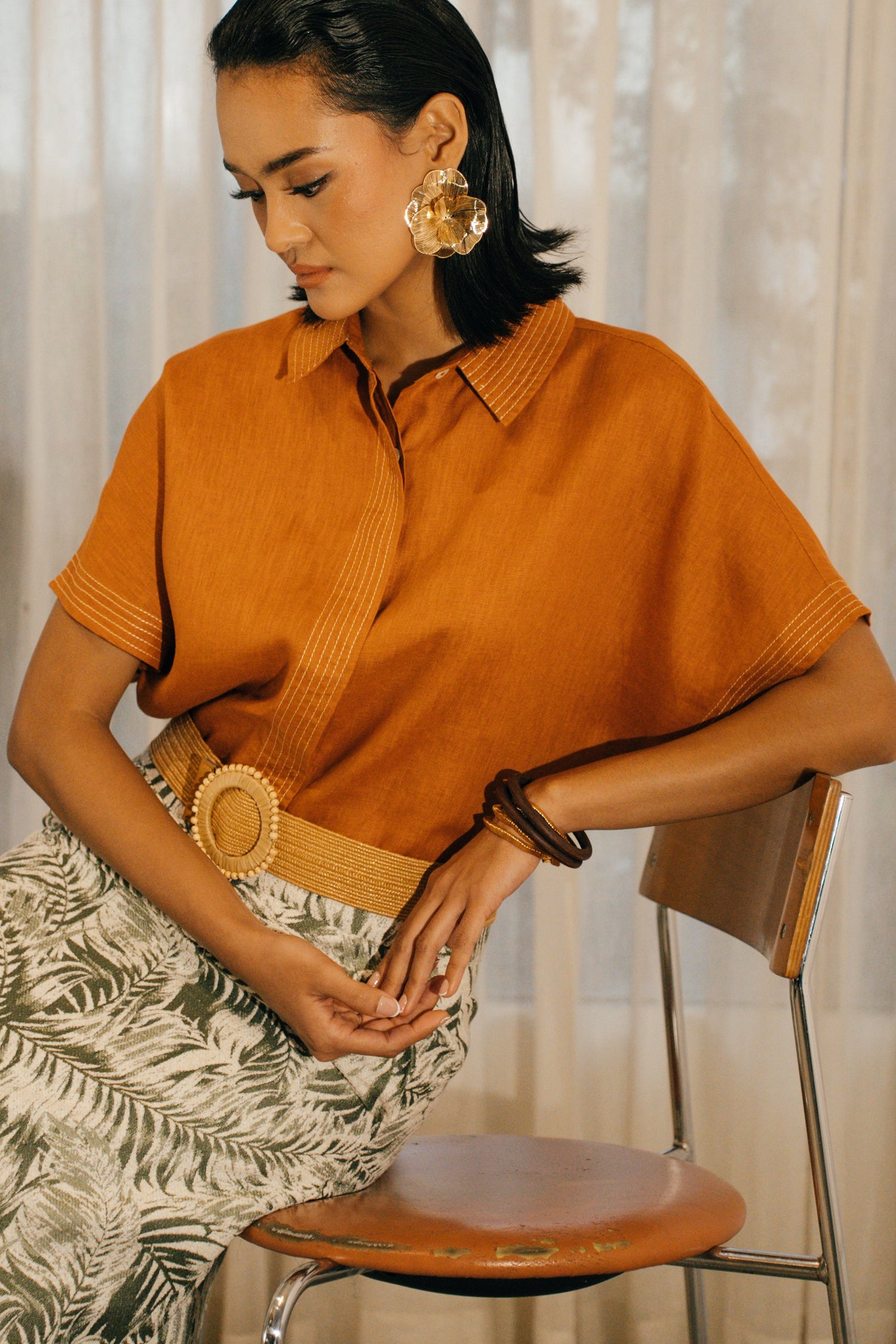 Nami Linen Blouse