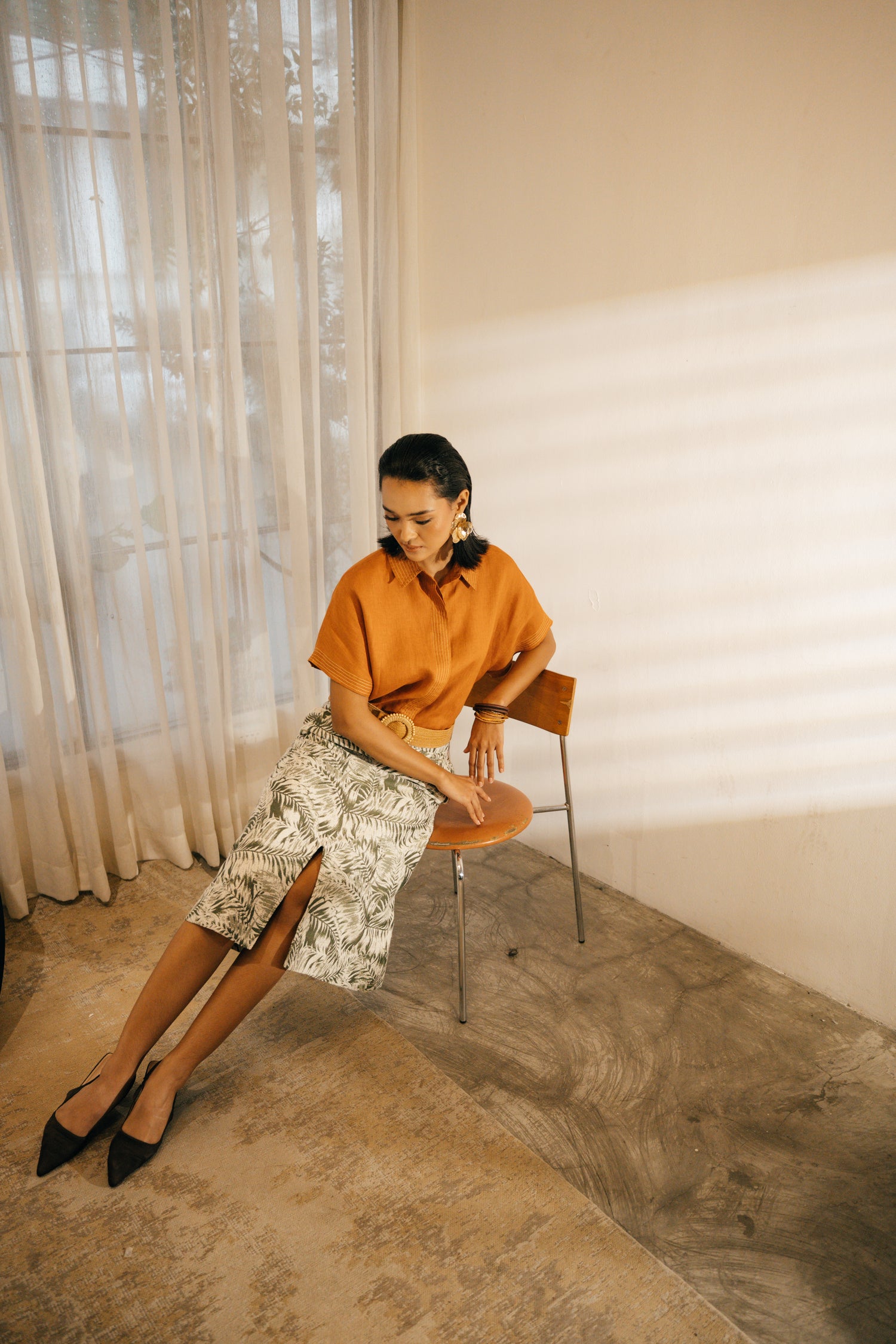 Katie Brocade Skirt