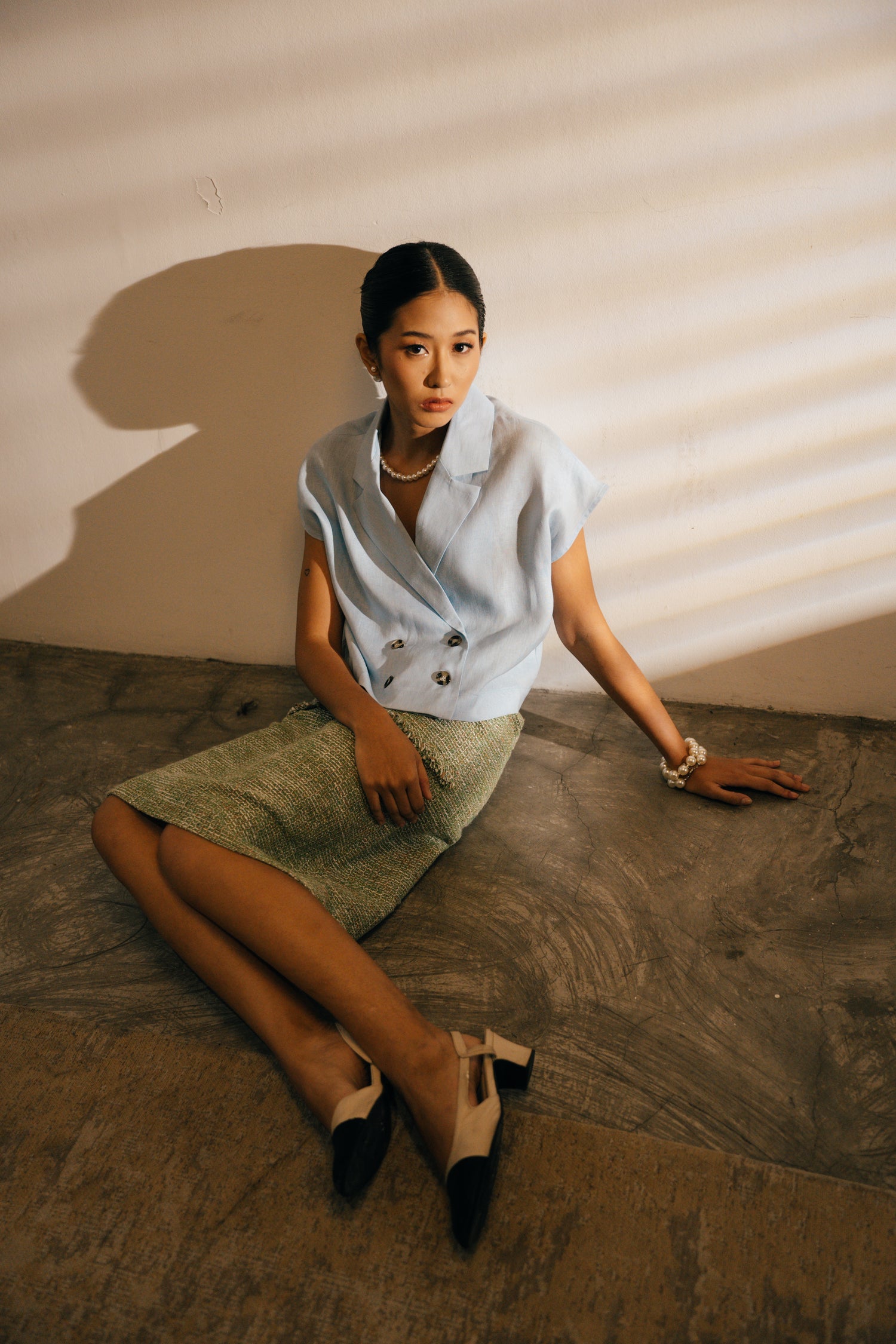 Hanzel Tweed Skirt