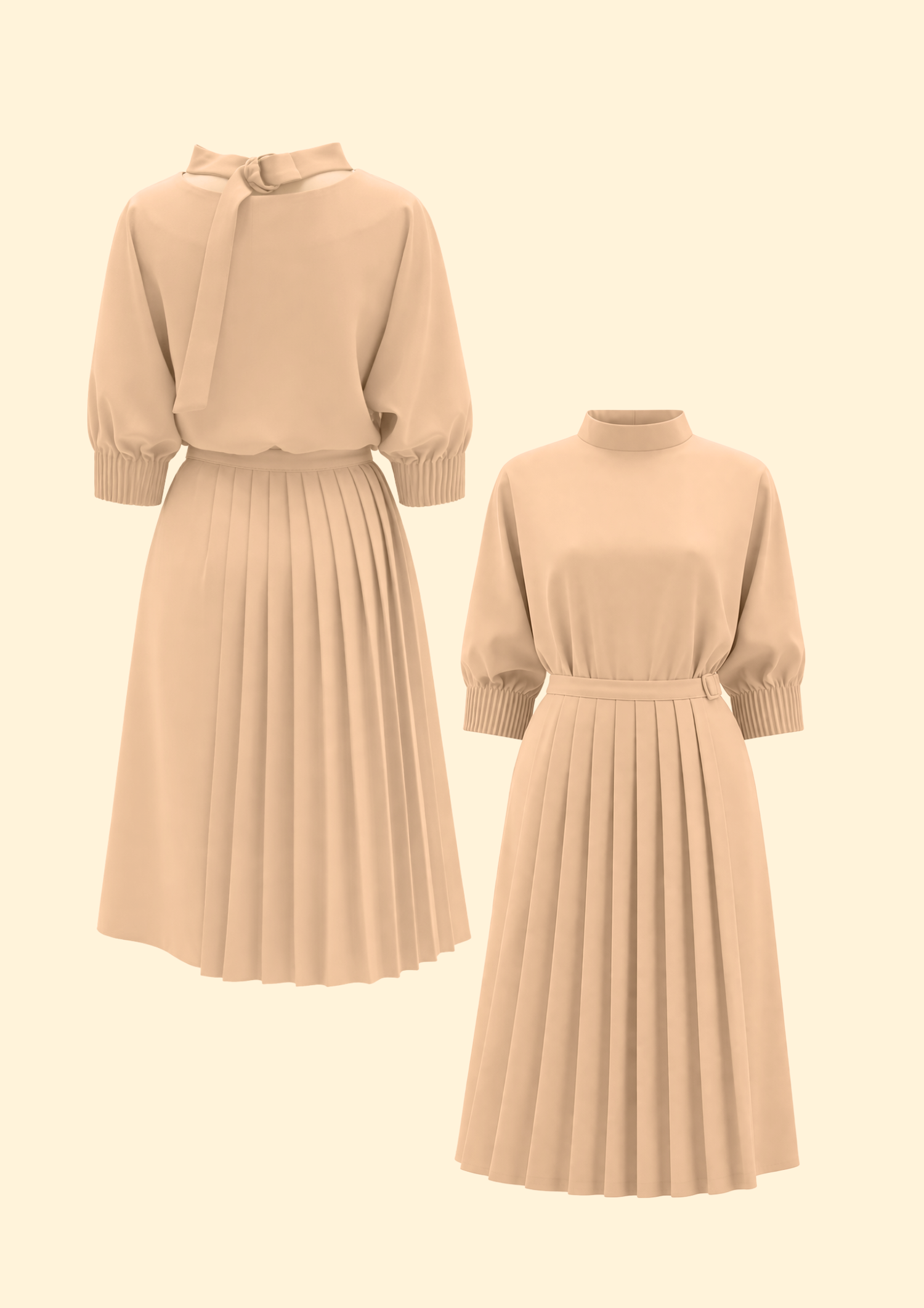 Elara Suiting Dress