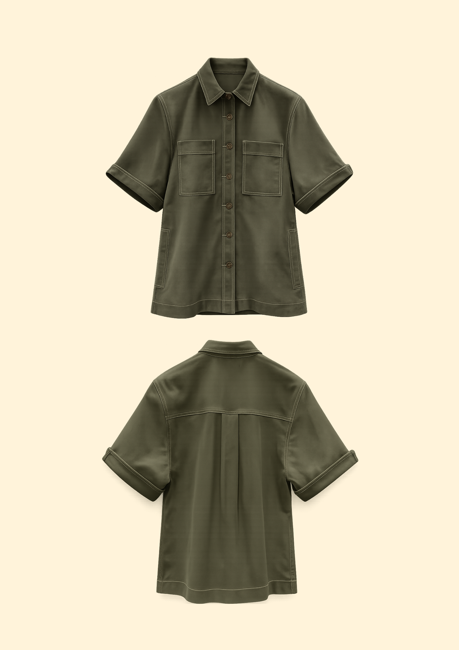 Franca Denim Top