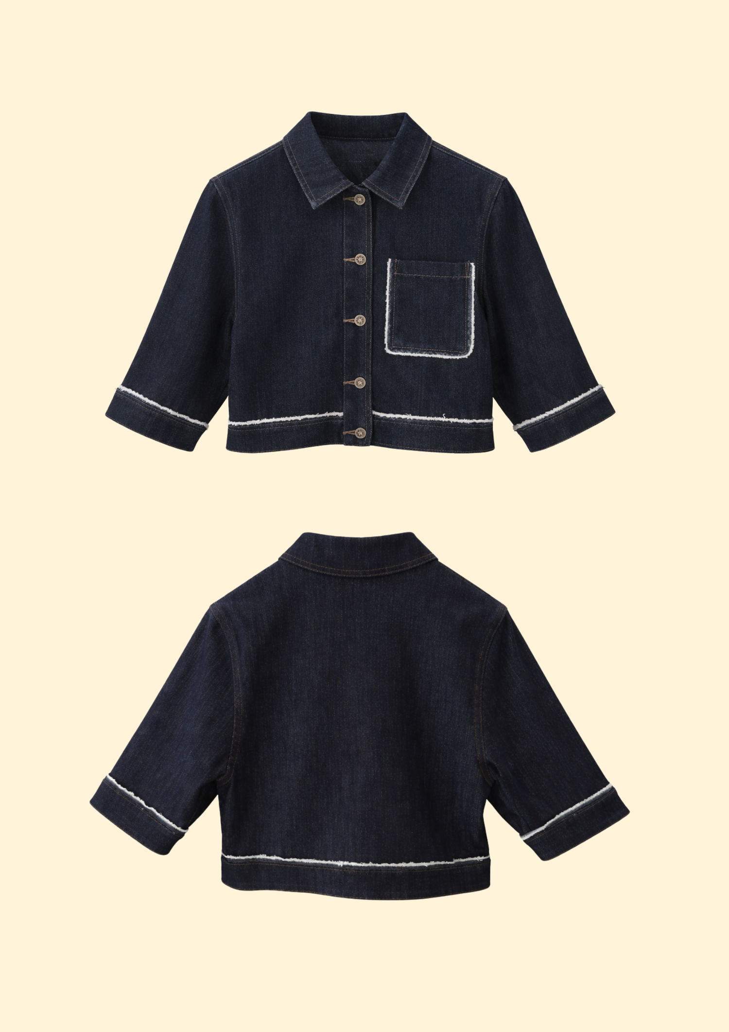 Freslin Denim Top