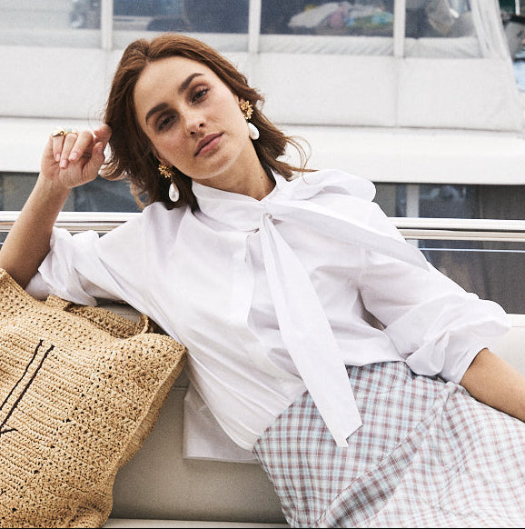 Frida Cotton Poplin Top