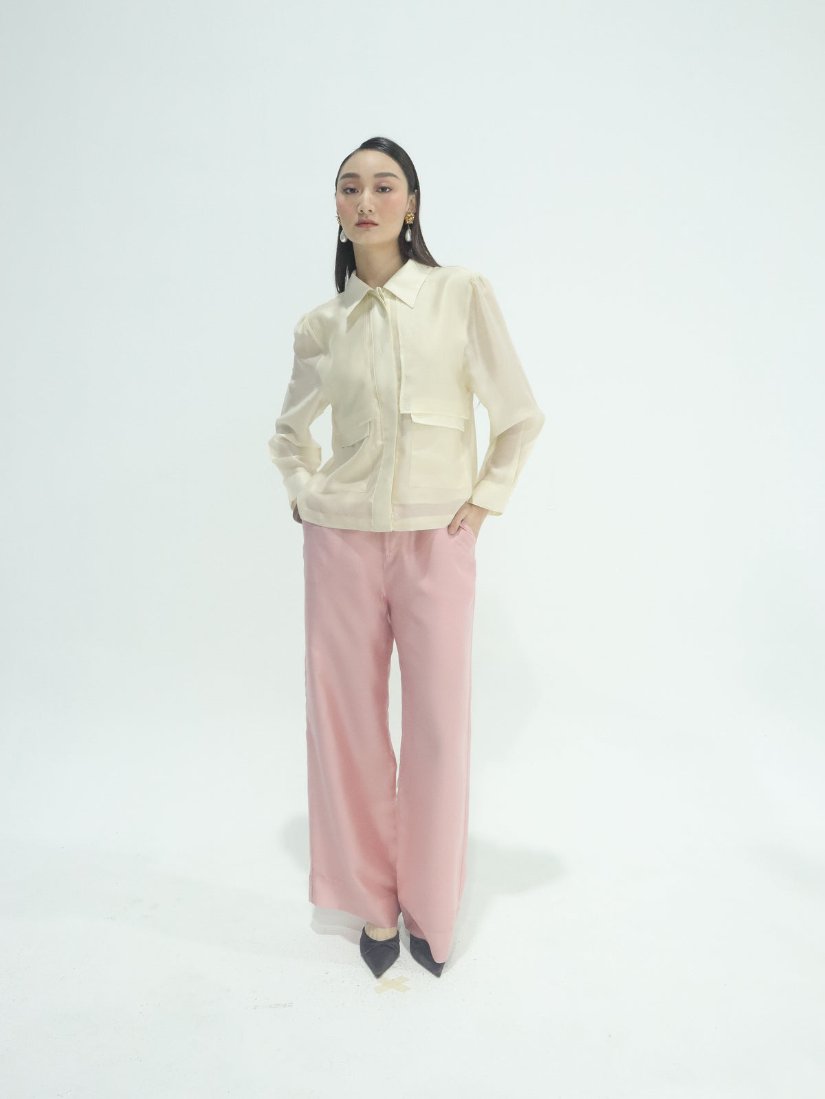 Bianca Silk Blend Pants