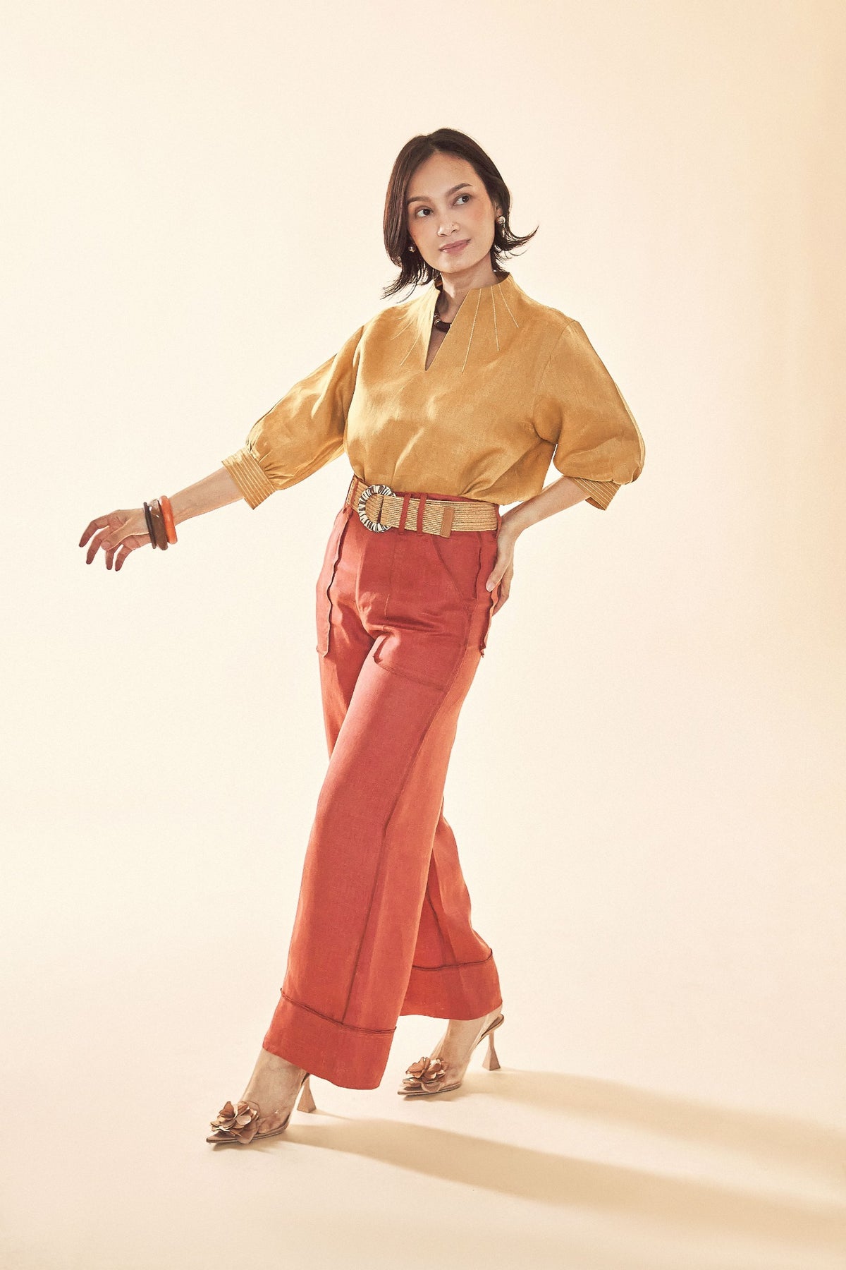 Carrie Linen Top