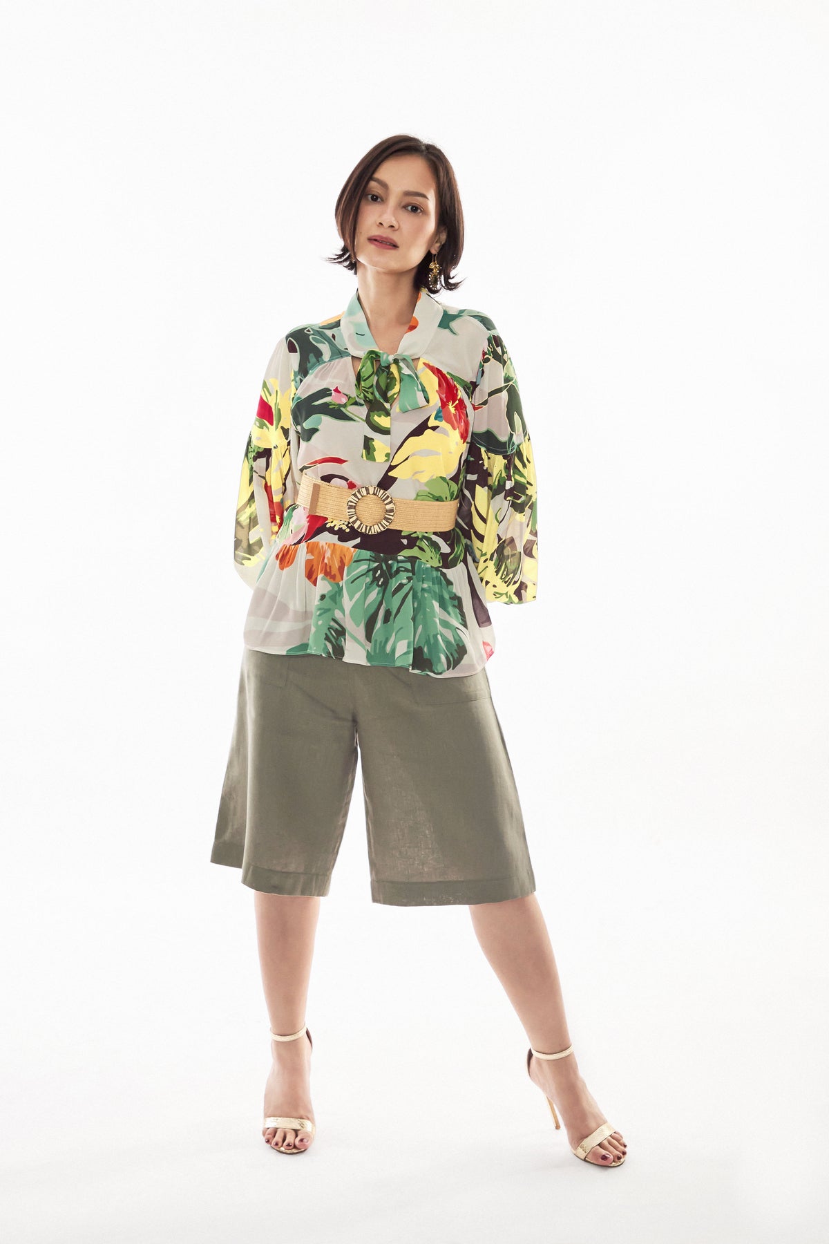 Palmera Printed Rayon Top
