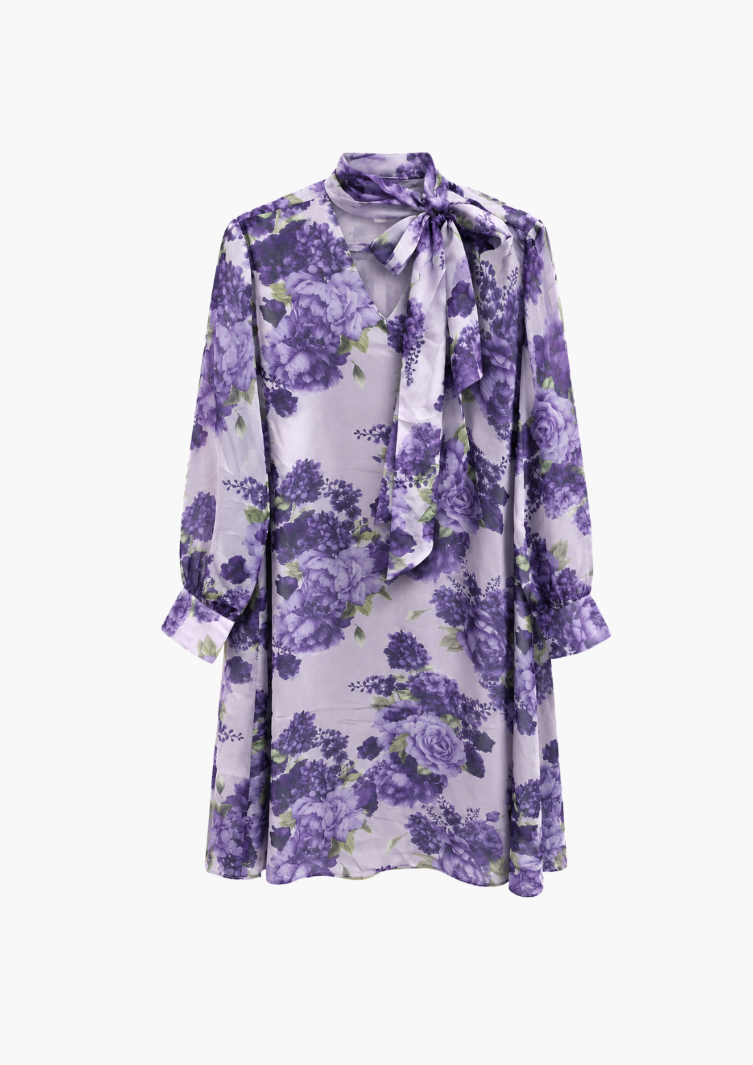 Ciara Chiffon / Printed Rayon Dress