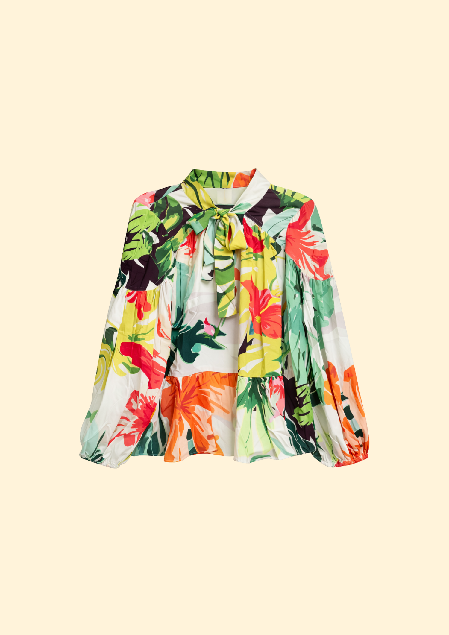 Palmera Printed Rayon Top