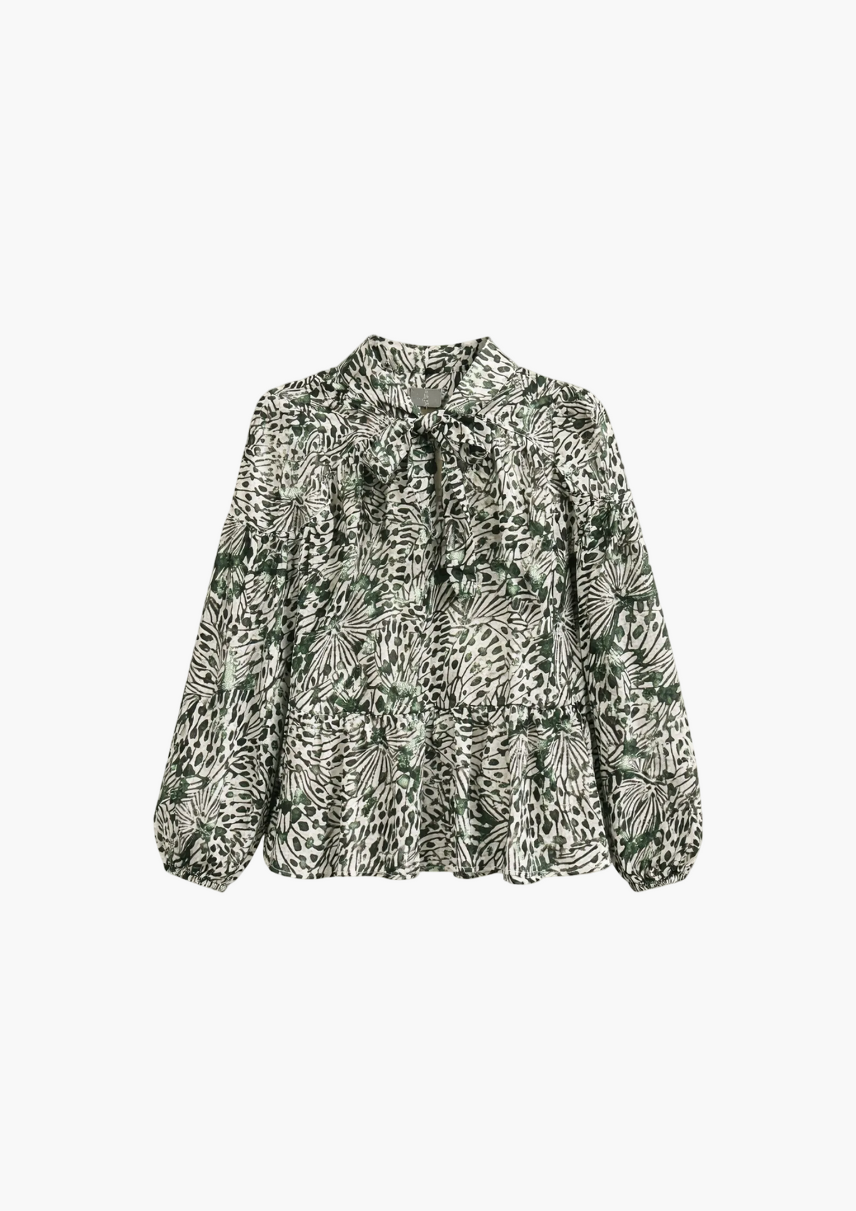 Panama Printed Sequined Top