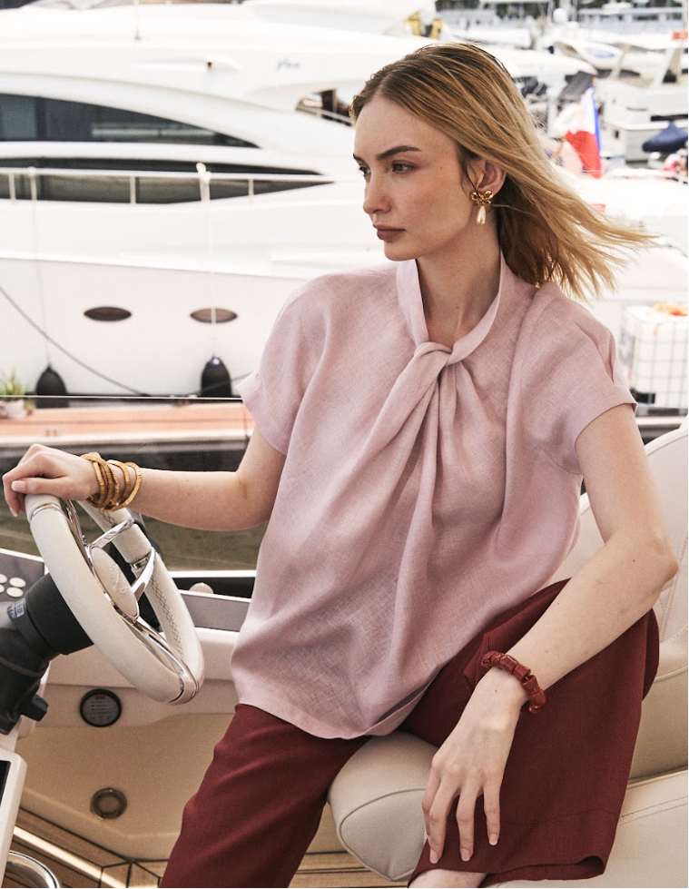 Jennie Linen Top