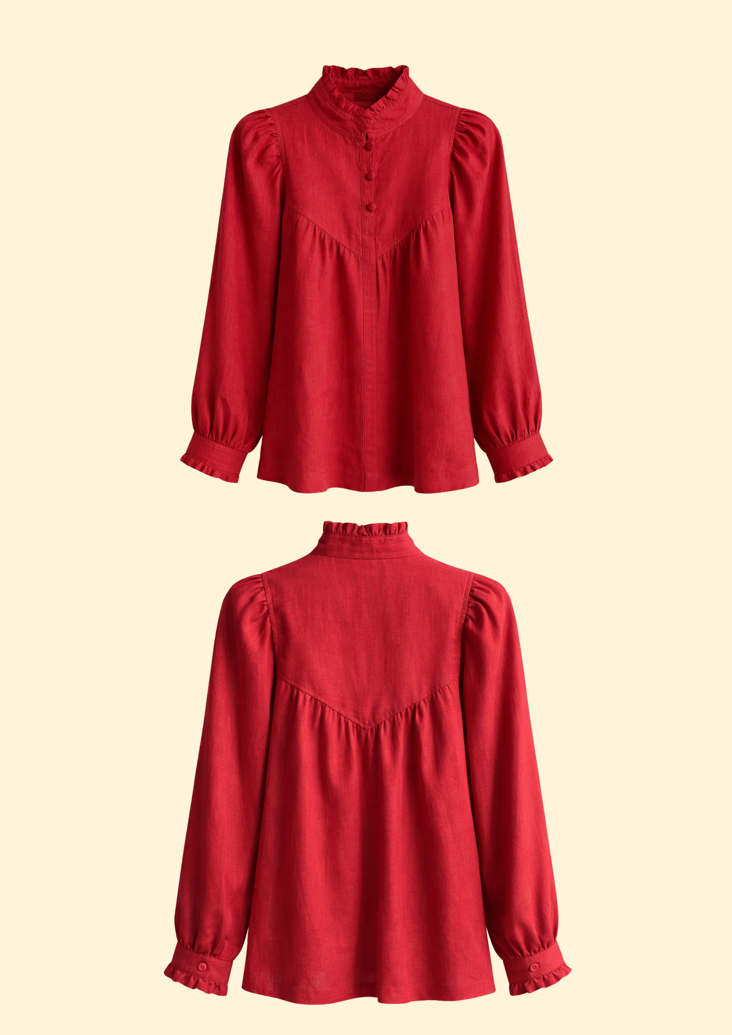 Victoria Linen Top
